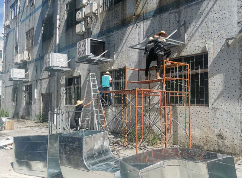 工廠(chǎng)環(huán)保空調(diào)應(yīng)用于工業(yè)廠(chǎng)房降溫通風(fēng)