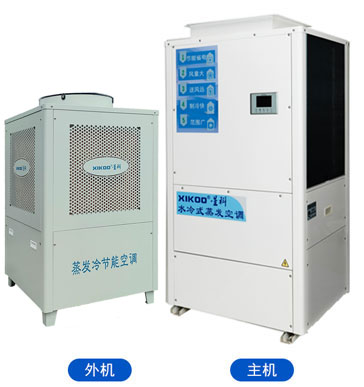 蒸發冷省電空調-立式管道機應用大型室內羽毛球館降溫