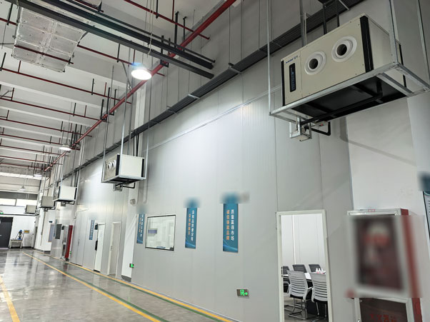 車間空調制冷降溫，應用蒸發冷省電空調-臥式射流空調